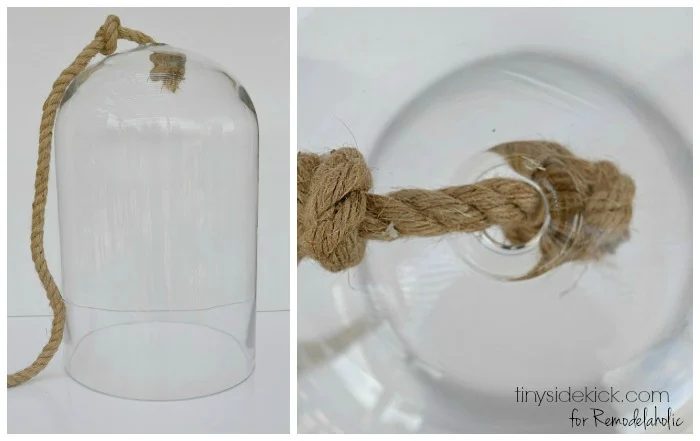 Handmade glass pendant light
