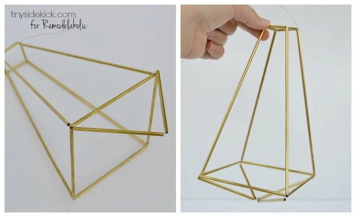 How to make a himmeli pendant light