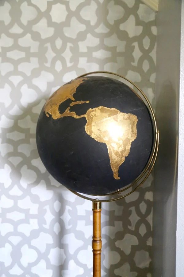Goodwill globe goes vivid, by Love and Renovations featured on @Bekob
