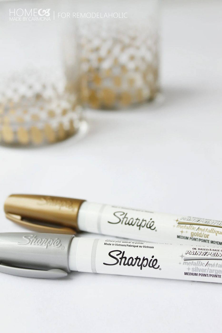 Sharpie oil based paint pens - for Bekob