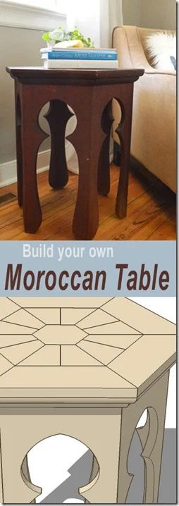 moroccan side table plans pin button copy
