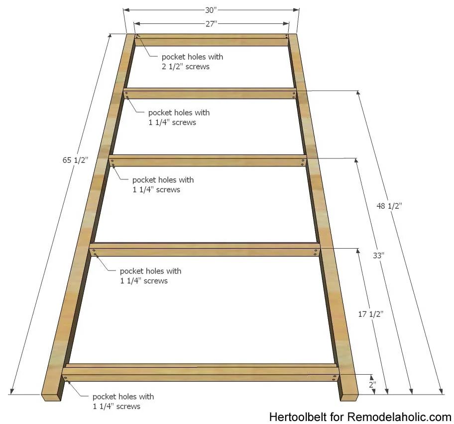 Get organized with these adorable house frame bookshelves. Free and straightforward plans to build a Handmade house frame bookshelf.