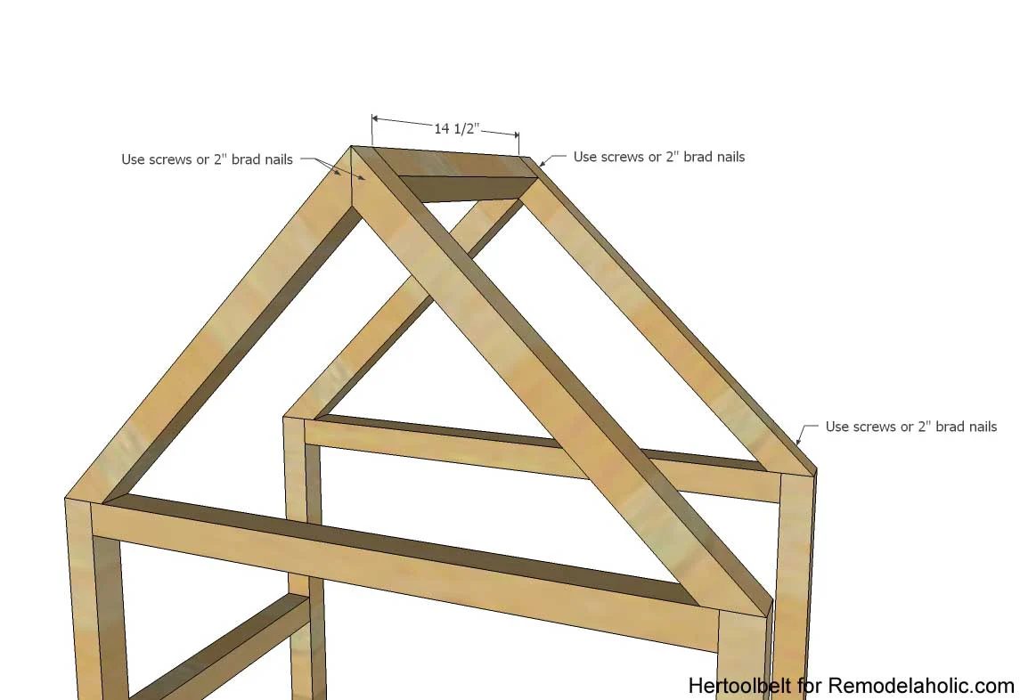 Get organized with these adorable house frame bookshelves. Free and straightforward plans to build a Handmade house frame bookshelf.
