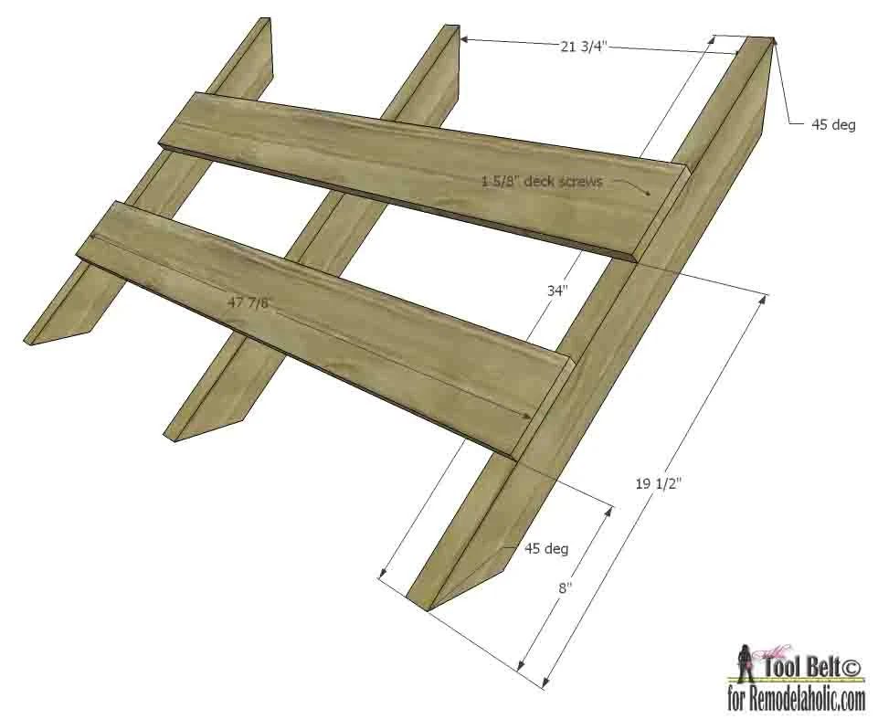This house shaped garden arbor is so cute, well fitted for my yard. Free Handmade plans on @Bekob