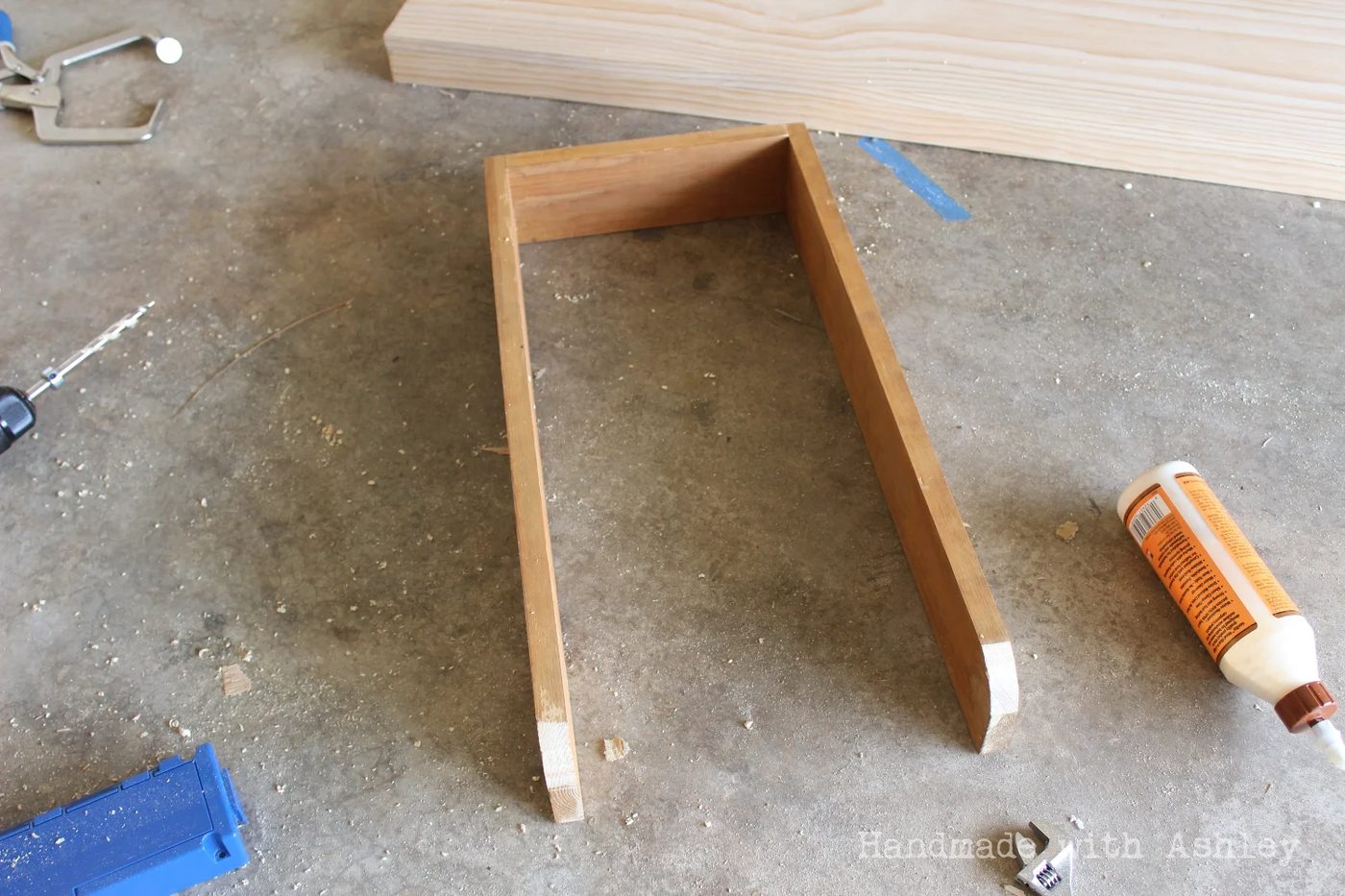 9 Step by Step walkthrough for building a kid-sized bowling lane from scrap wood, Handmade by Ashley featured on @Bekob