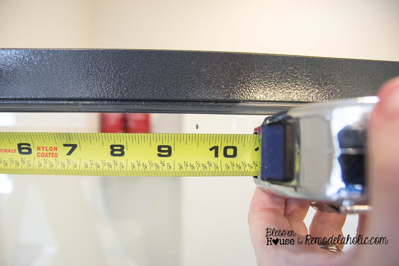 how to add window grids to a shower door for an industrial factory window look
