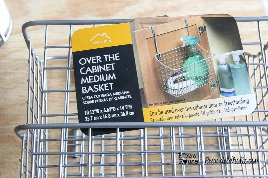 low-cost rustic industrial wall baskets