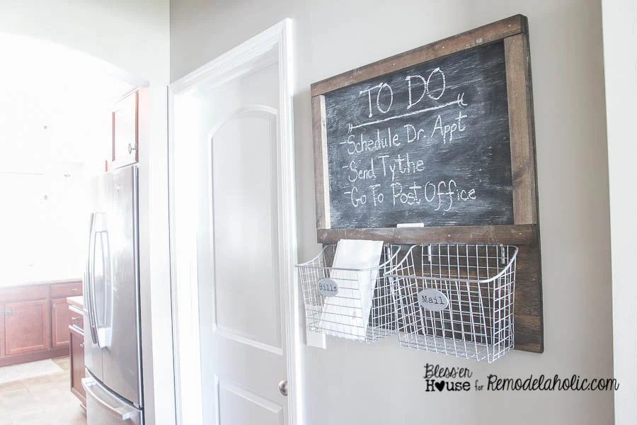 Handmade Locker Basket Mail Organizer