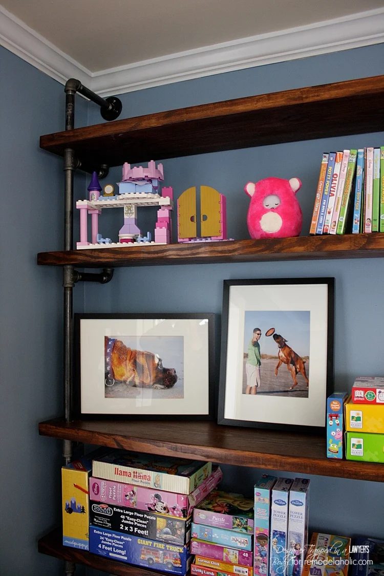 solid walkthrough for Handmade industrial shelves and desks by Designer Trapped in a Lawyer's Body for Bekob.com.