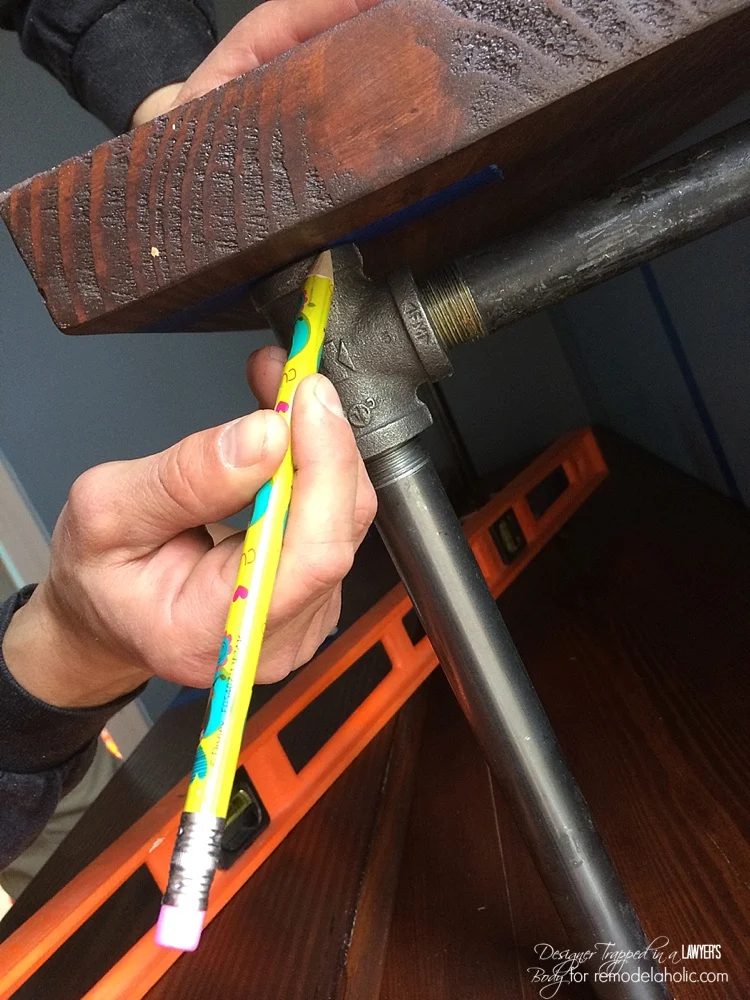 solid walkthrough for Handmade industrial shelves and desks by Designer Trapped in a Lawyer's Body for Bekob.com.