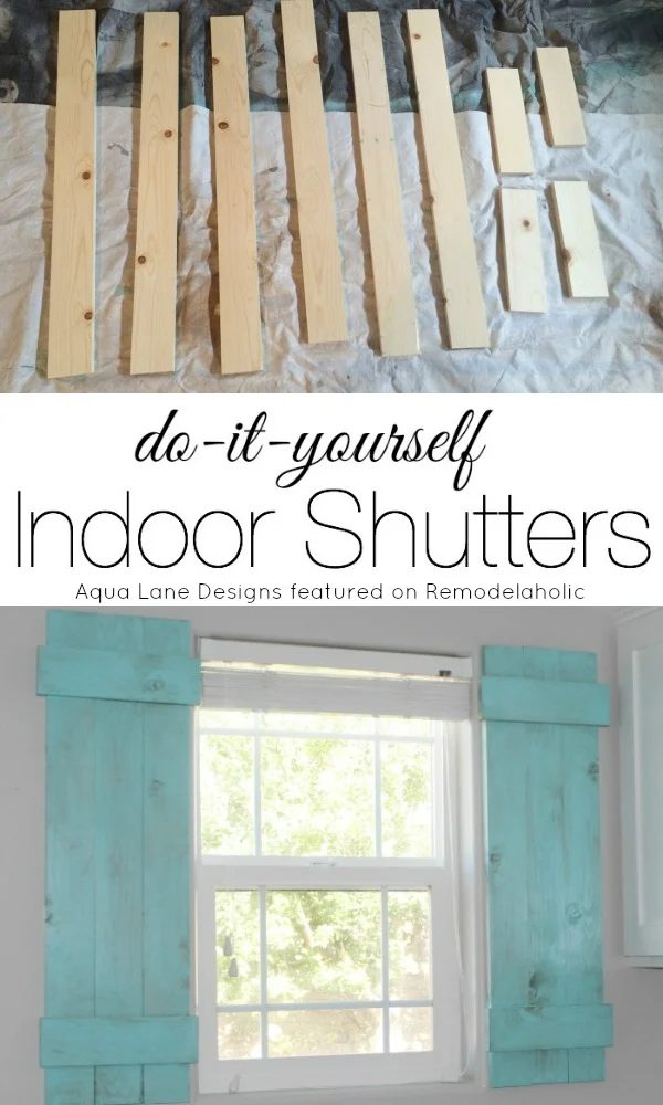 walkthrough - How to Build Indoor Shutters | Aqua Lane Designs on Bekob.com #AllThingsWindows #shutters #under20bucks