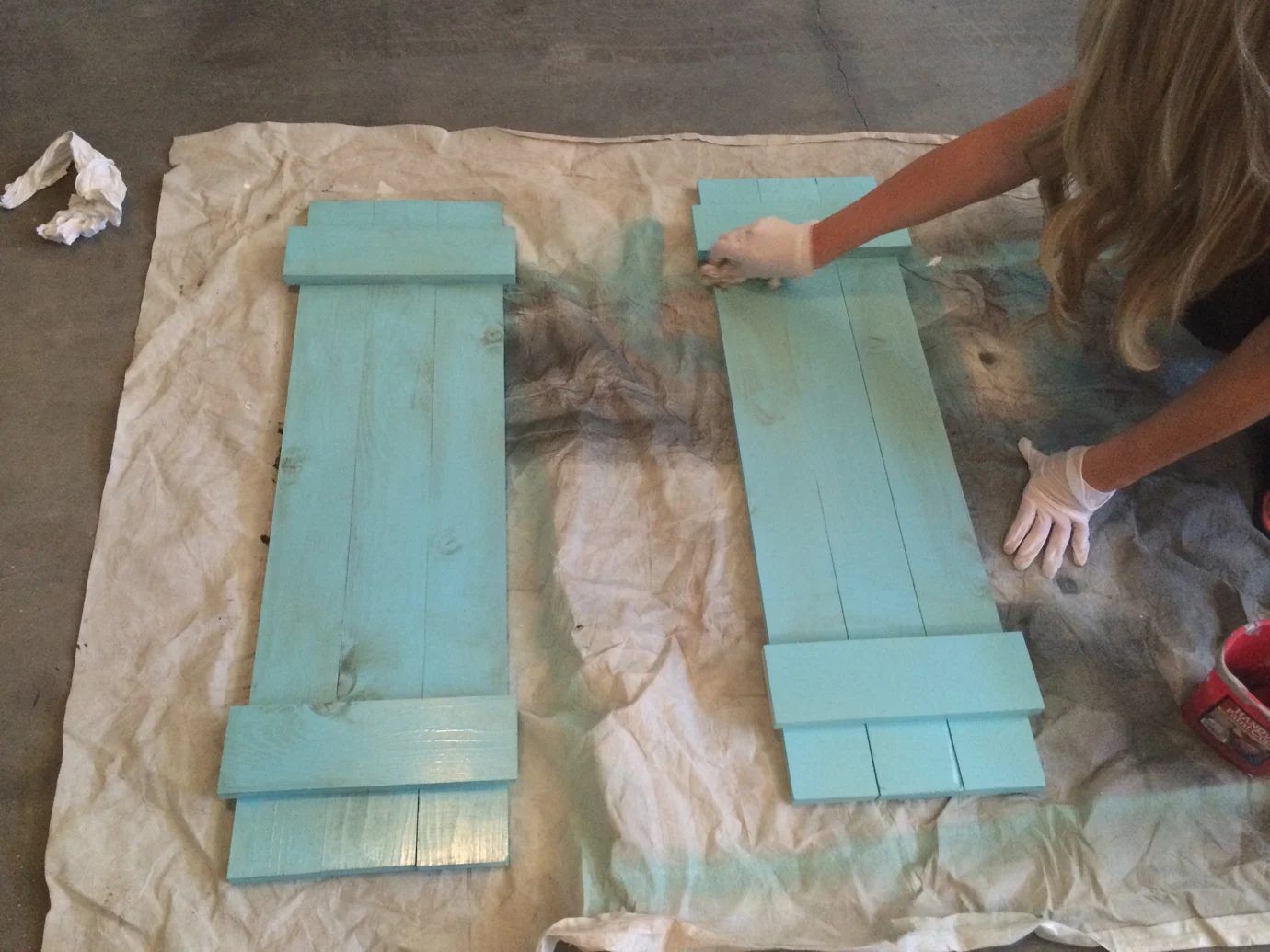 how to paint and stain indoor shutters, Aqua Lane Designs on Bekob