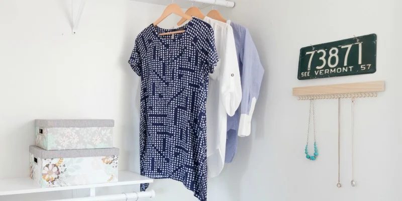Neglected Corner Turned Boutique-Style Closet + clearly straightforward Handmade Jewelry Hanger