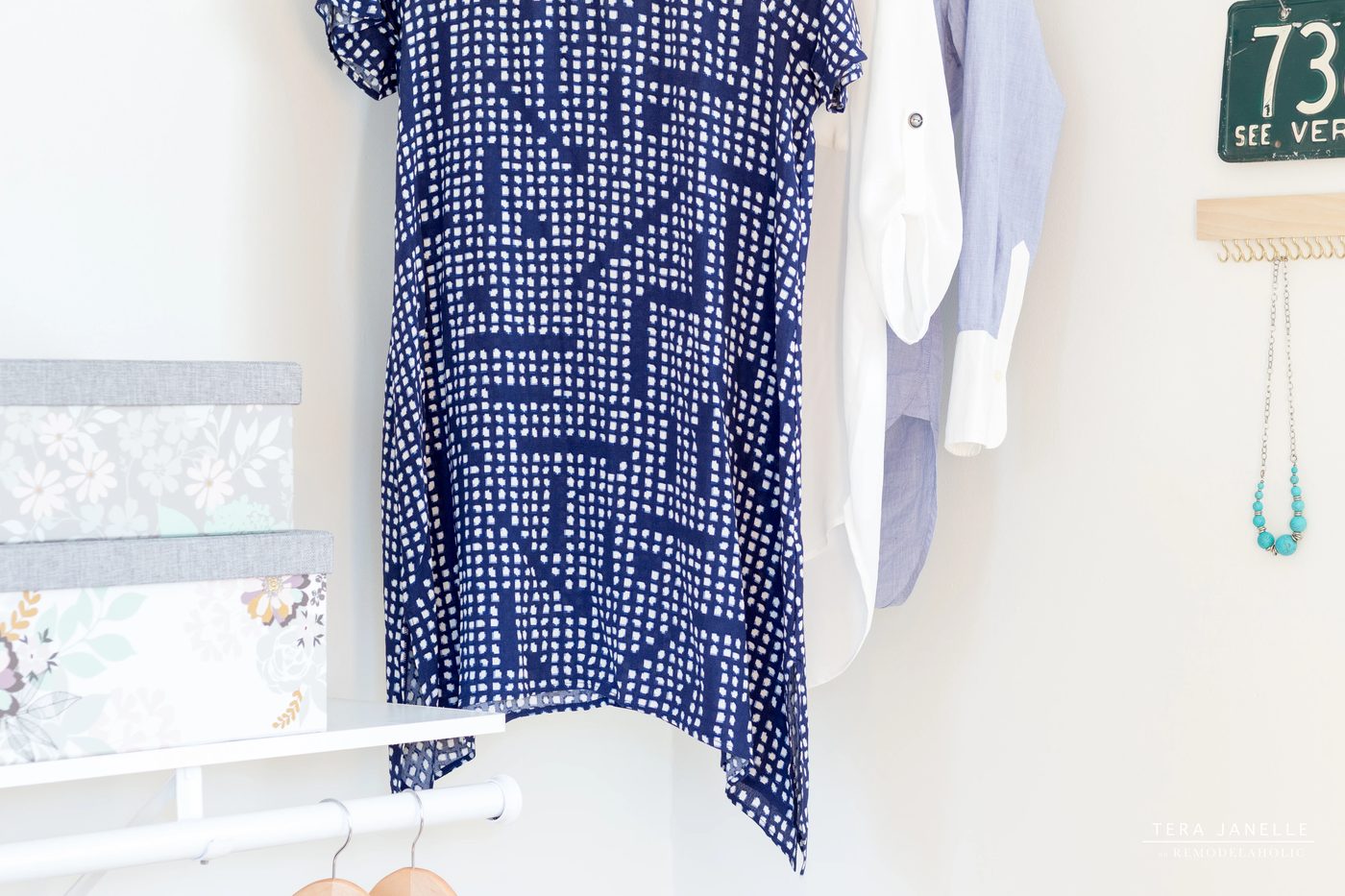Dreamy! Create a striking boutique-style walk-in closet. Cape Cod Walk In Closet by Tera Janelle on @Bekob
