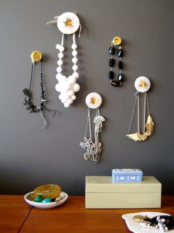 Handmade Jewelry Organizer options Apartment Therapy
