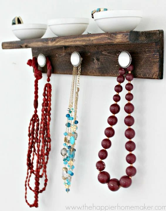 Handmade Jewelry Organizer options The Happier Homemaker