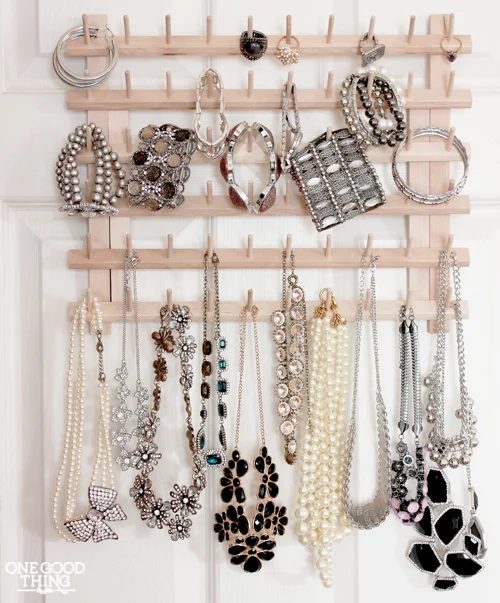 Handmade Jewelry Organizer options One Good Thing