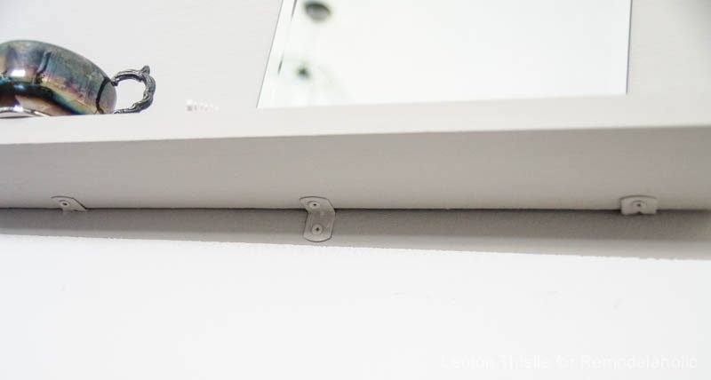 Handmade floating vanity- well fitted for a tight space or kids room