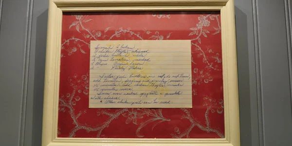Handmade Kitchen Art from Family Recipe Cards, Guest
