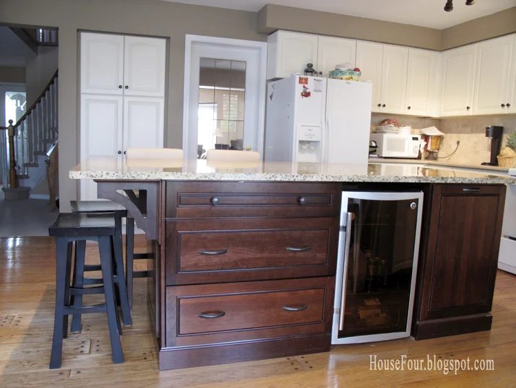 Adding A Custom Cabinet Kitchen Island House Four On Bekob