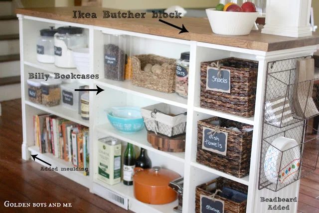 Ikea method Bookshelves To Kitchen Island Upcycle Golden Boys And Me Feat On Bekob