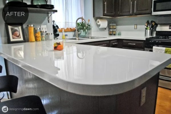 Painted Kitchen Island Countertop AD Aesthetic On Bekob