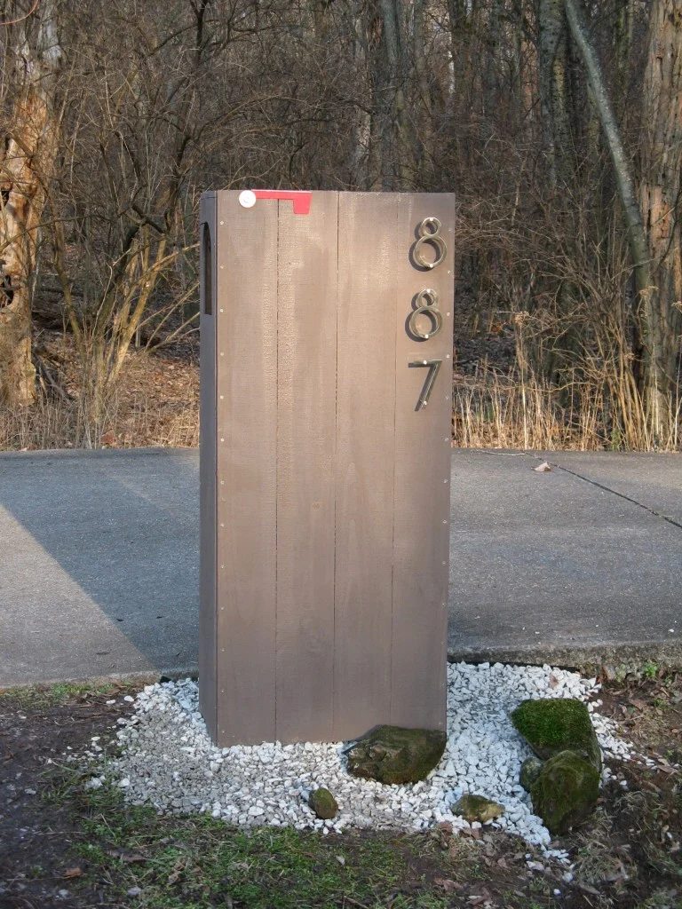 handmade modern mailbox, Mod Frugal