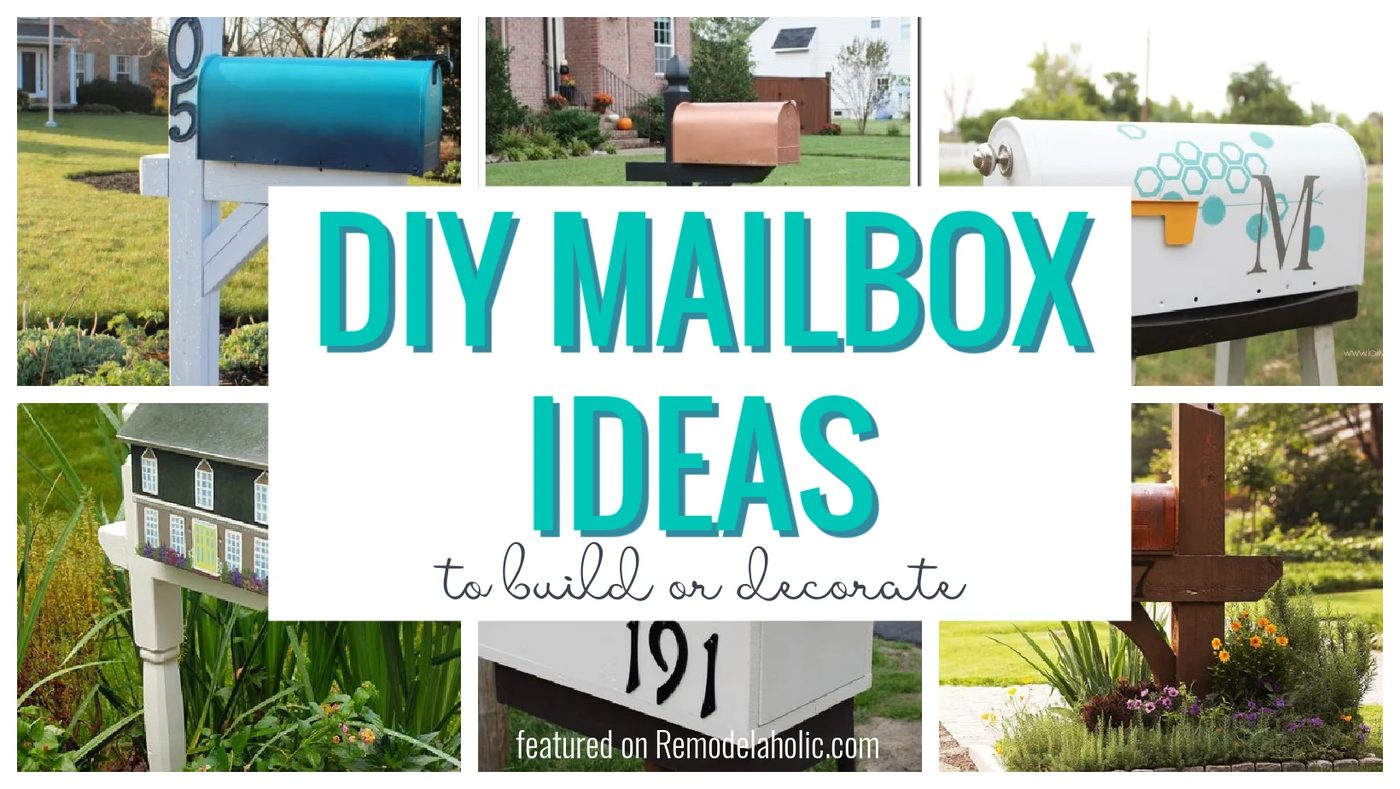 Handmade Mailbox options To Build Or Decorate Featured On Bekob.com
