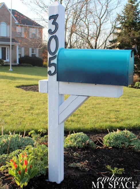 handmade ombre mailbox, Embrace My Space