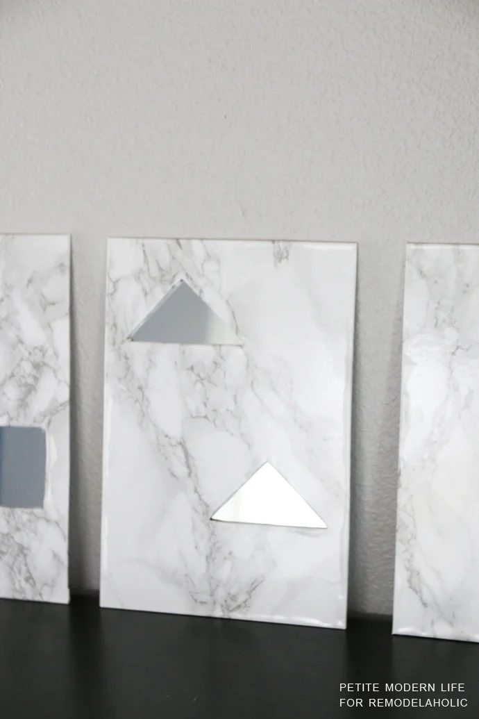 Handmade Faux Marble Mirrors