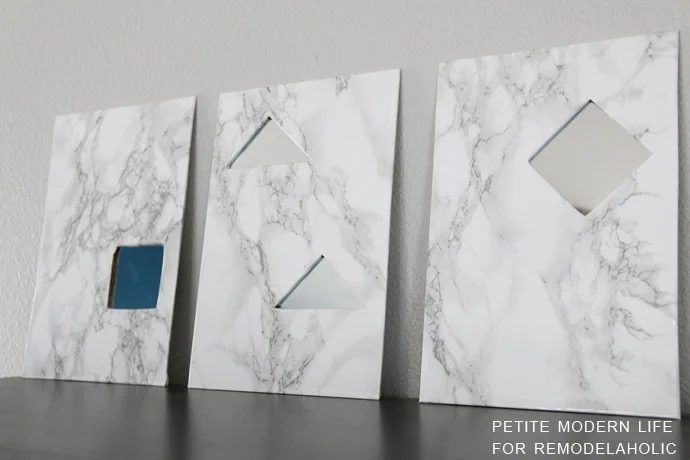Handmade Faux Marble Mirrors