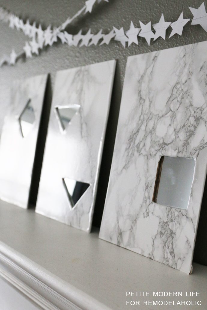 Handmade Faux Marble Mirrors