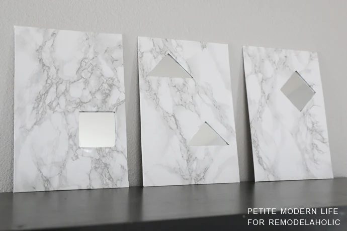 Handmade Faux Marble Mirrors