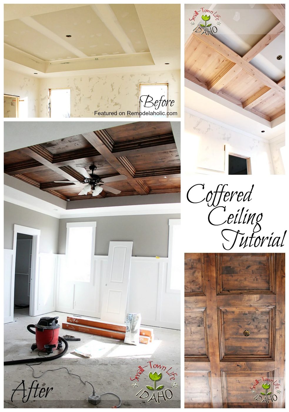 Coffered Ceiling walkthrough Featured on Bekob