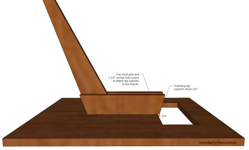 I love unexpected design features! Free plans to build a Mid-Century Modern side table with convenient magazine or book holder. Build this side table with only 1 board!