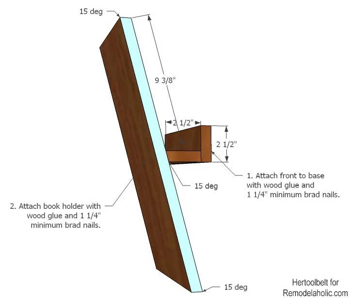 I love unexpected design features! Free plans to build a Mid-Century Modern side table with convenient magazine or book holder. Build this side table with only 1 board!