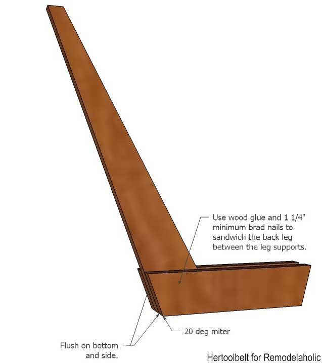 I love unexpected design features! Free plans to build a Mid-Century Modern side table with convenient magazine or book holder. Build this side table with only 1 board!