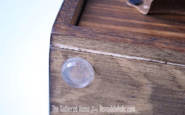 Handmade Miniature Card Catalog Storage Box | The Gathered Home for Bekob.com #cardcatalog #walkthrough #vintage