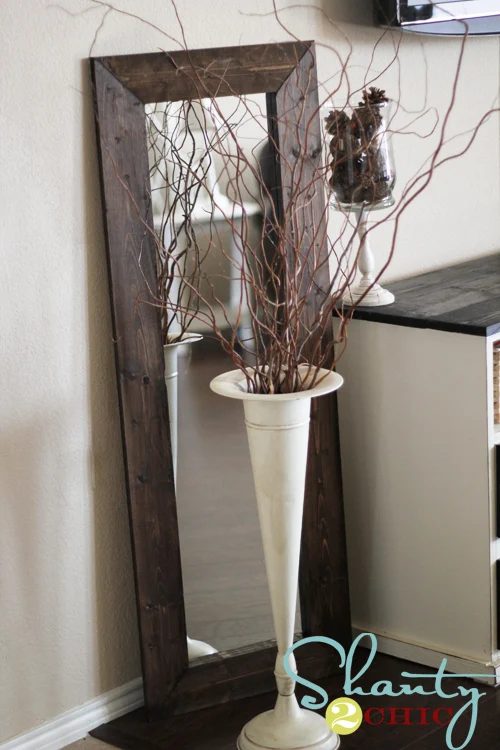 $15 handmade chunky mirror frame