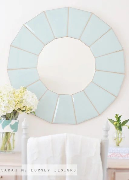 From 80's chandelier to mirror