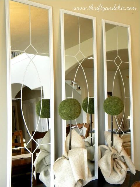 ballard designs knock off garden mirror