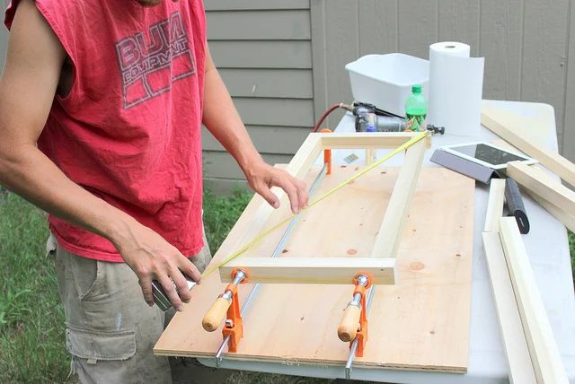 handmade a modern end table, Home Coming featured on Bekob