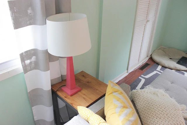 handmade modern end table, Home Coming featured on Bekob