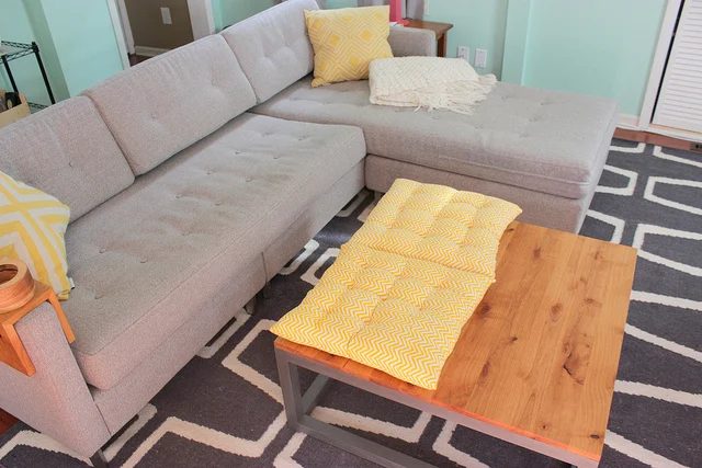Handmade modern coffee table, Home Coming featured on Bekob