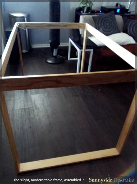 pocket holes and screws to attach table legs, Sunnyside Upstairs featured on Bekob