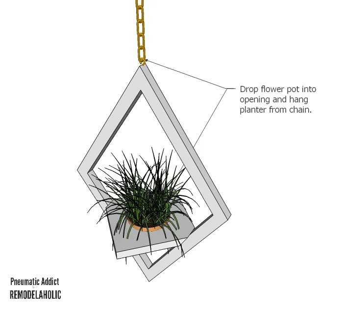 West Elm Hanging Planter Plant WM
