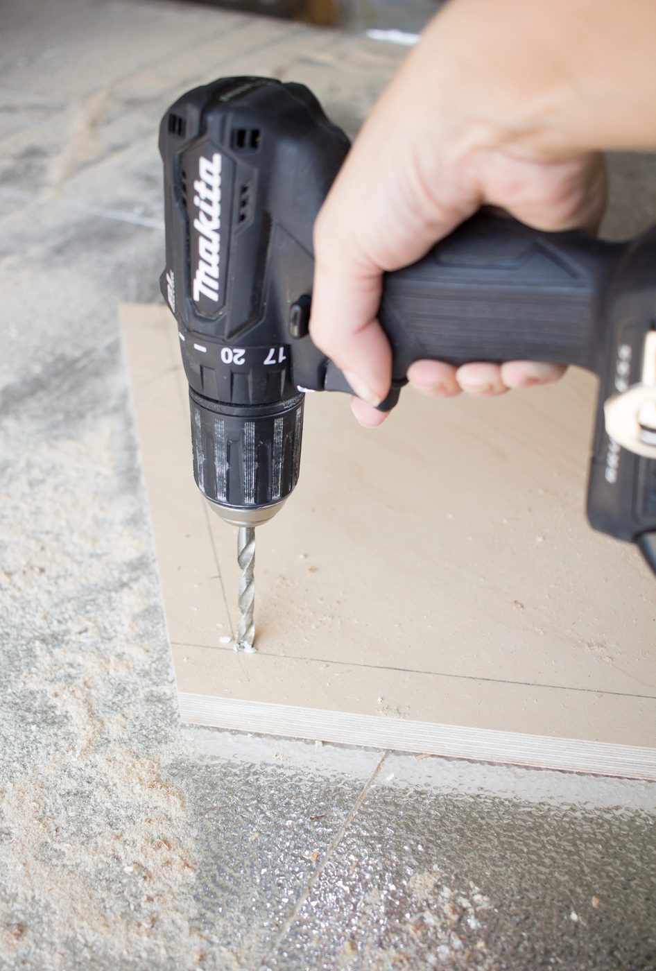 Drilling Corners Jigsaw Knock Off Planter