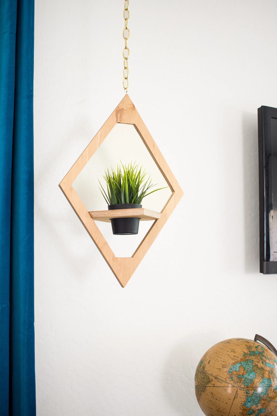 How To Build Plywood Hanging Planter