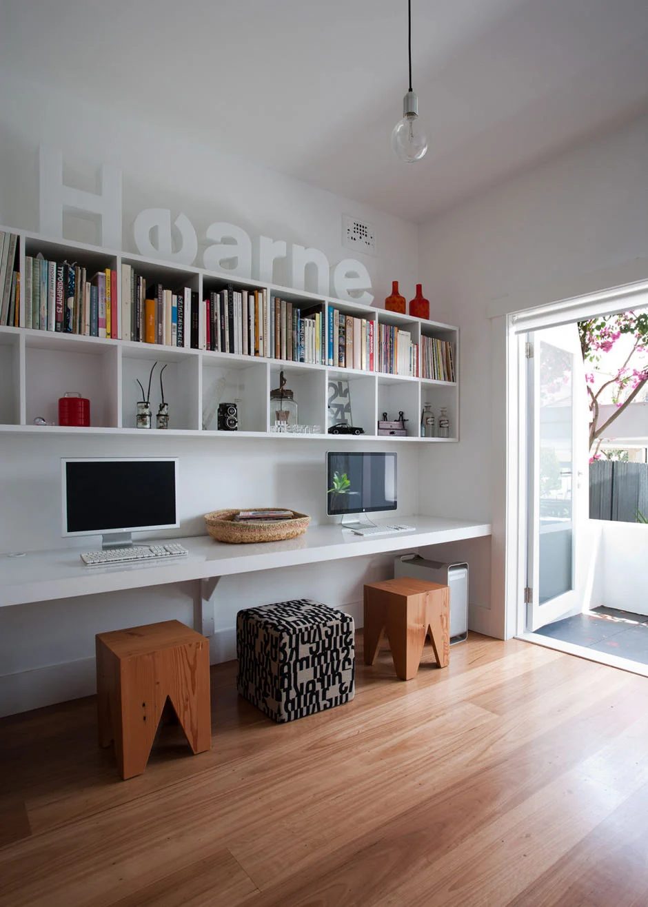 Build modern block stools inspired by these with the free walkthrough at Bekob.com