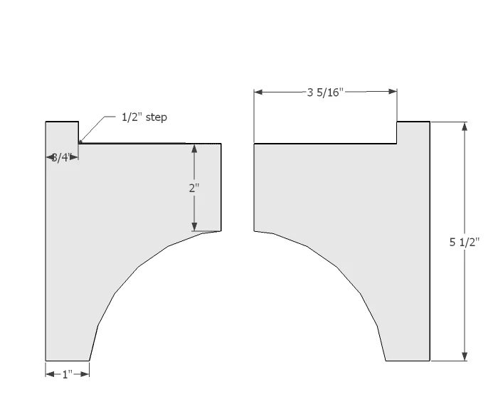 West Elm Planter Large Cutting Template 1
